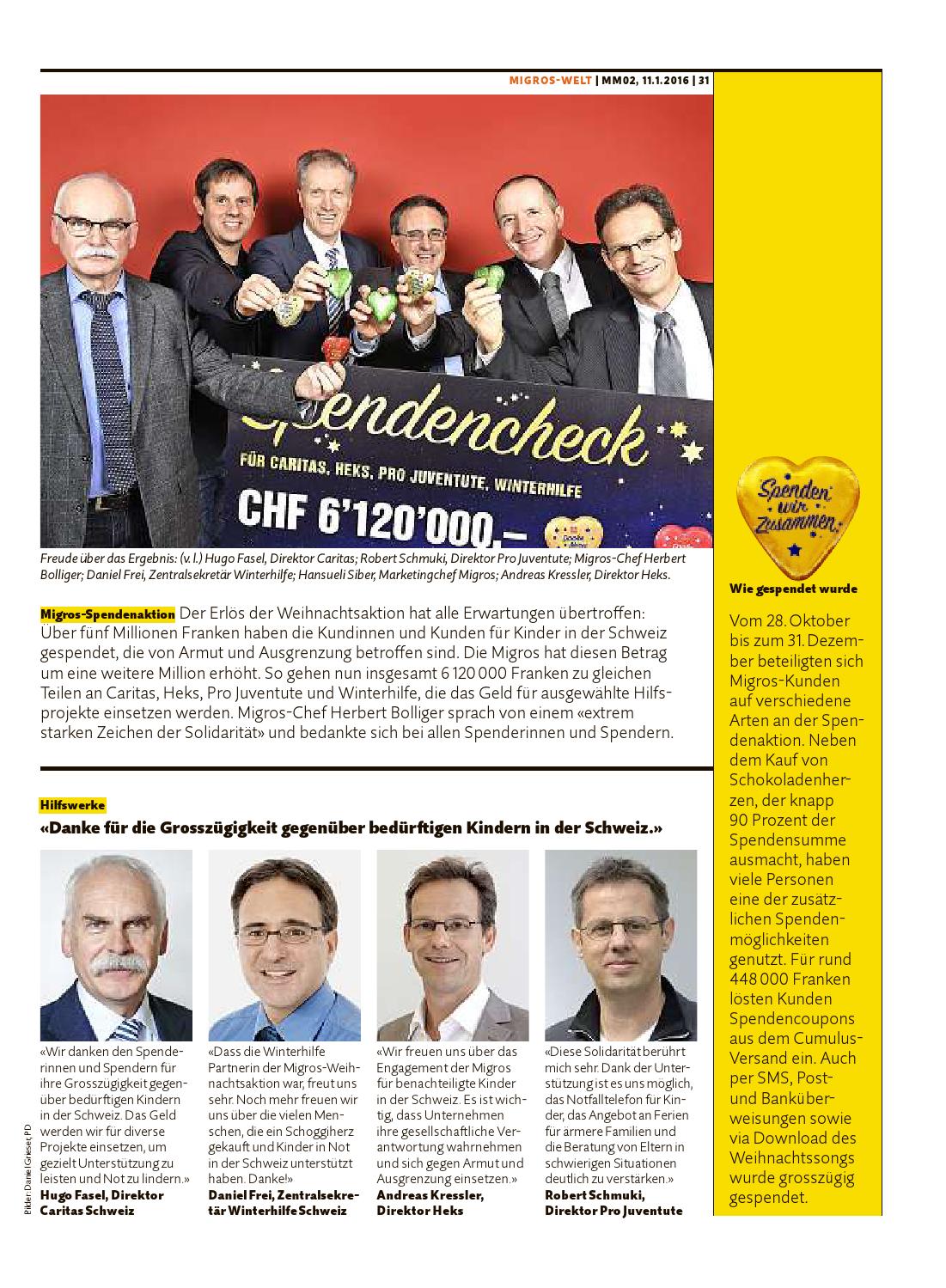 Migros Magazin 02 2016 D Lu By Migros Genossenschafts Bund Issuu Migros Magazin 02 2016 D Lu By Migros Genossenschafts Bund Issuu