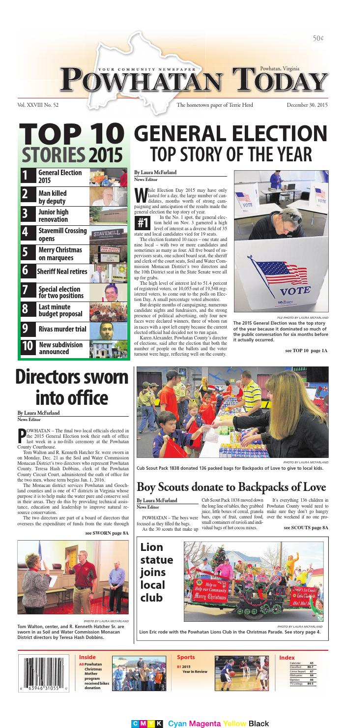 12 30 2015 By Powhatan Today Issuu