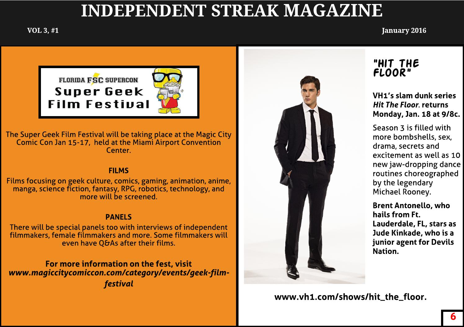 Independent Streak Magazine January 2016 By Rachel Galvin Issuu
