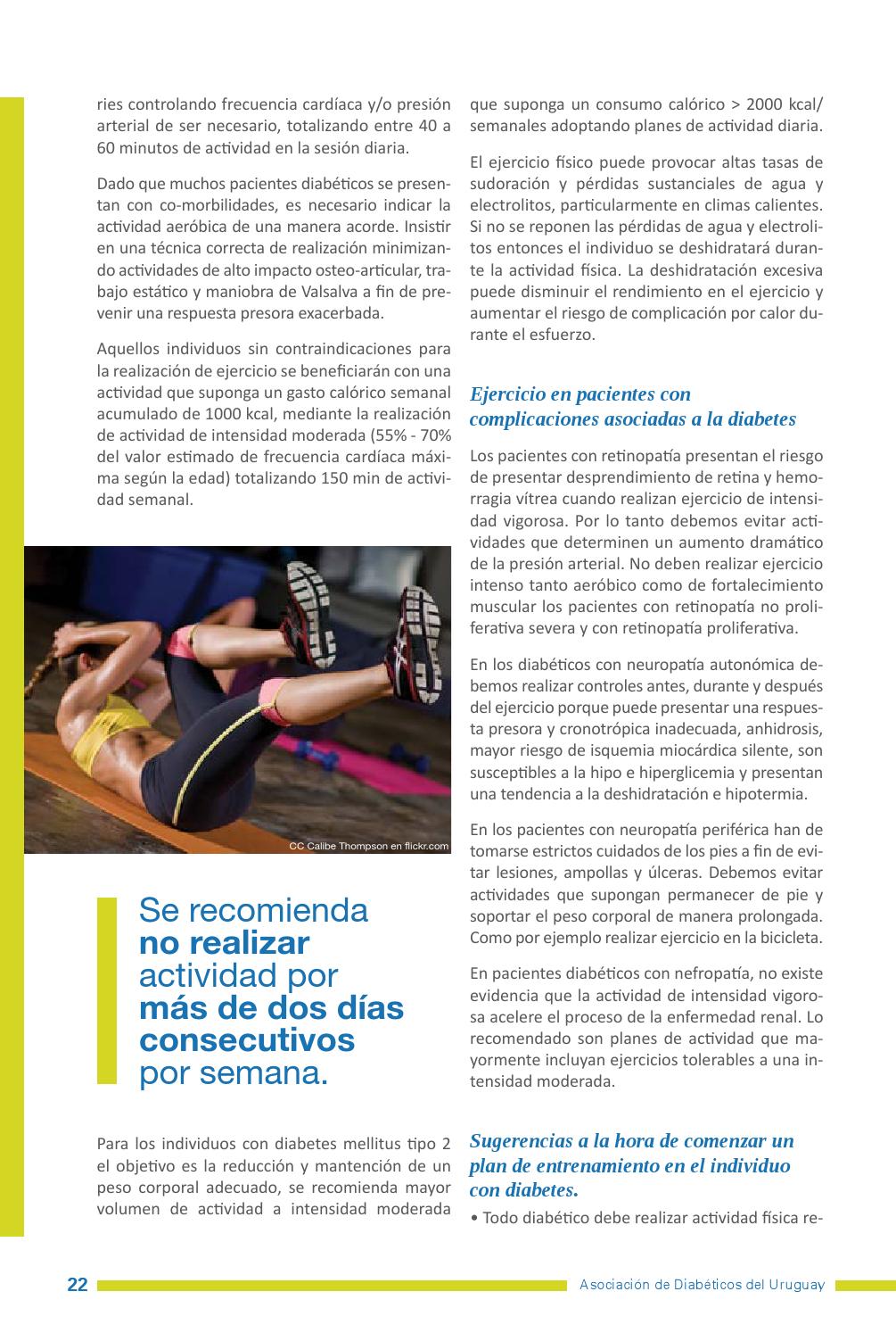 ampolla diabetes tipo 2 y ejercicio