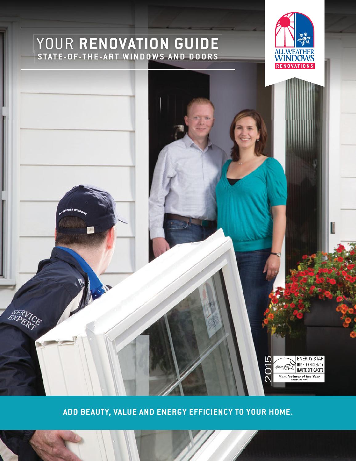All Weather Windows Renovations Catalogue 1/11/16 by All Weather