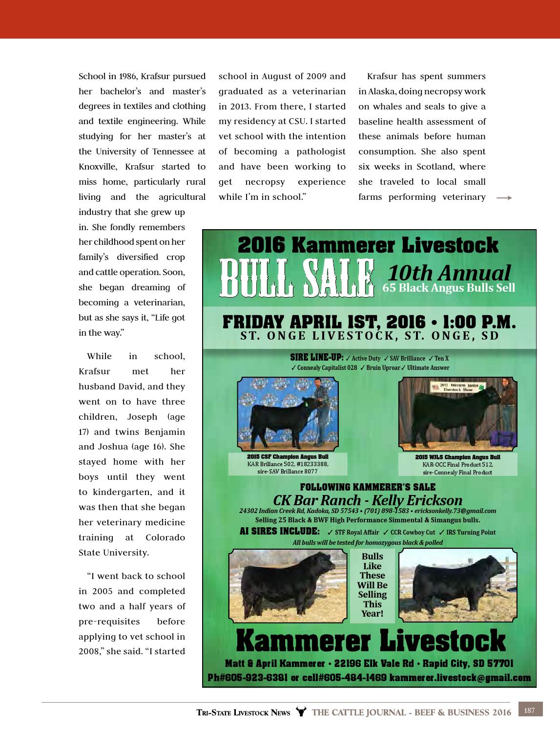2016 Cattle Journal Beef & Business by TriState Livestock News
