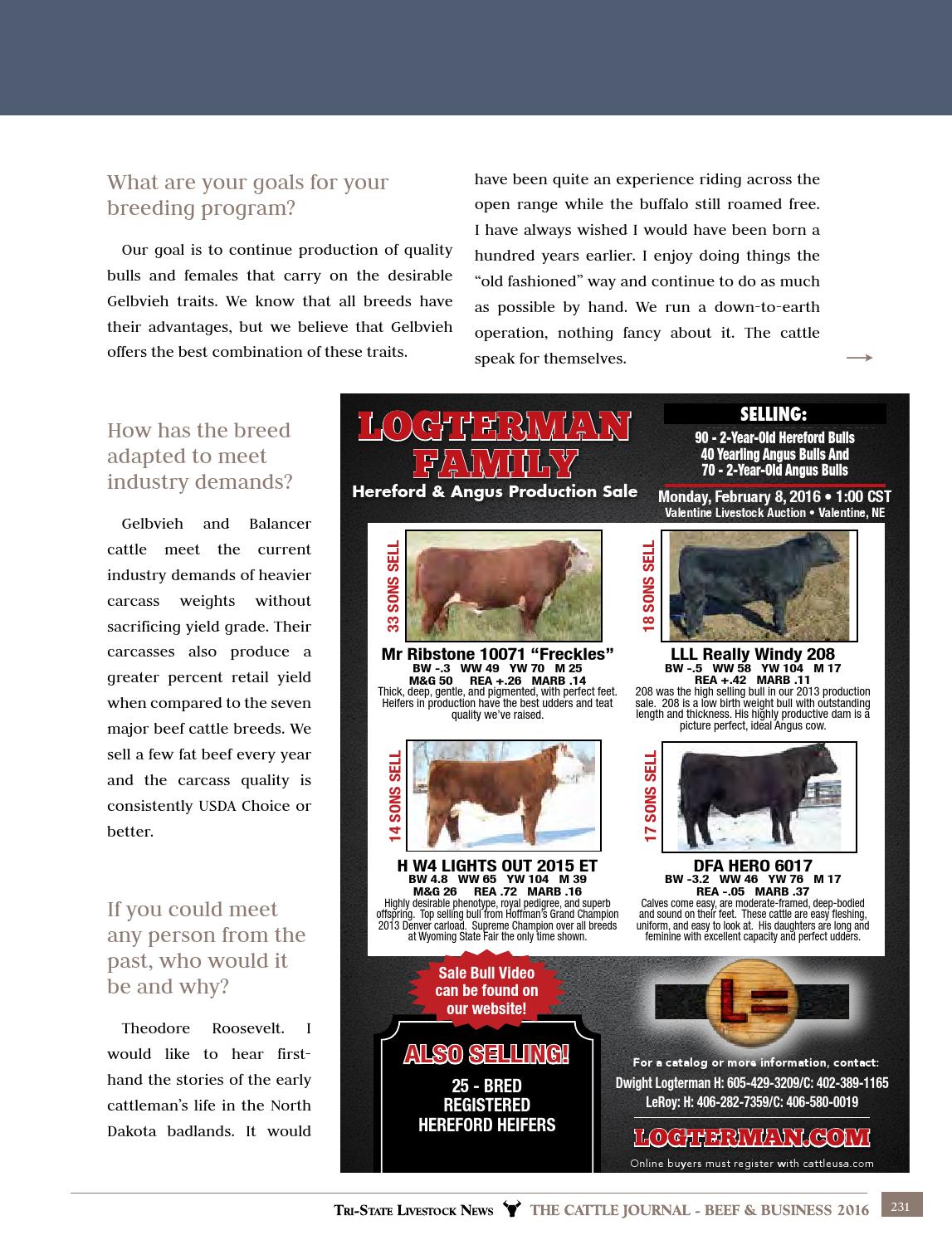 2016 Cattle Journal Beef & Business by TriState Livestock News