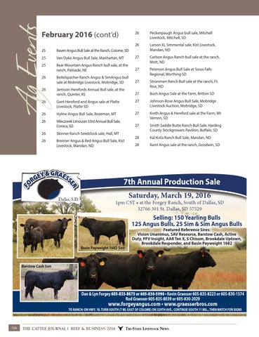 2016 Cattle Journal -- Beef & Business by Tri-State Livestock News ...
