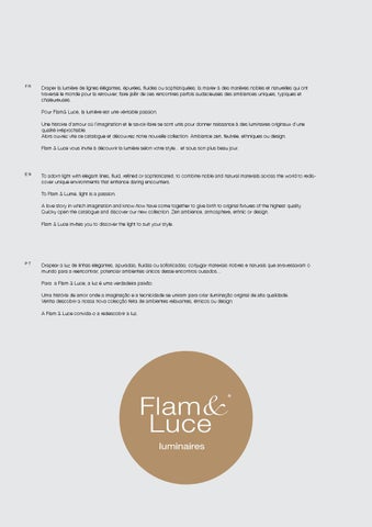 Flam × Luce Luminaires Jan. 2016 第 2 页