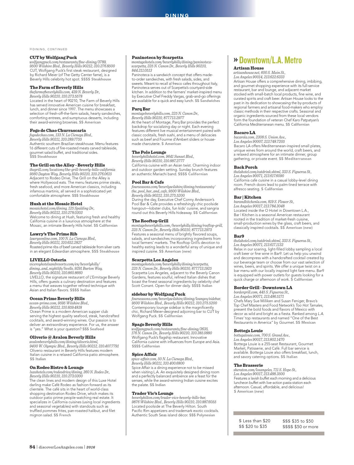 Los Angeles Official Visitor S Guide 16 By Los Angeles Orange Coast Pasadena Issuu