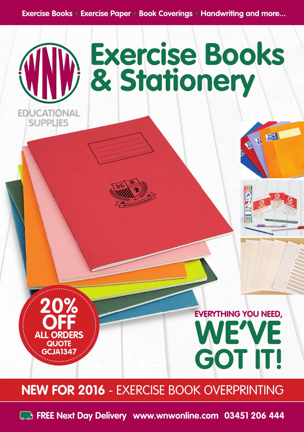 WNW Exercise Books and Stationery 2016 by Findel Ltd Issuu