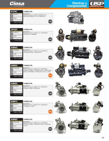Catálogo Unidad Servicio Pesado by Ciosa Autopartes - Issuu