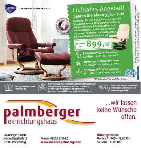 Perspektive Werbeagentur 家具目录 · Palmberger Stressless Prospekt 0116 第 12 页
