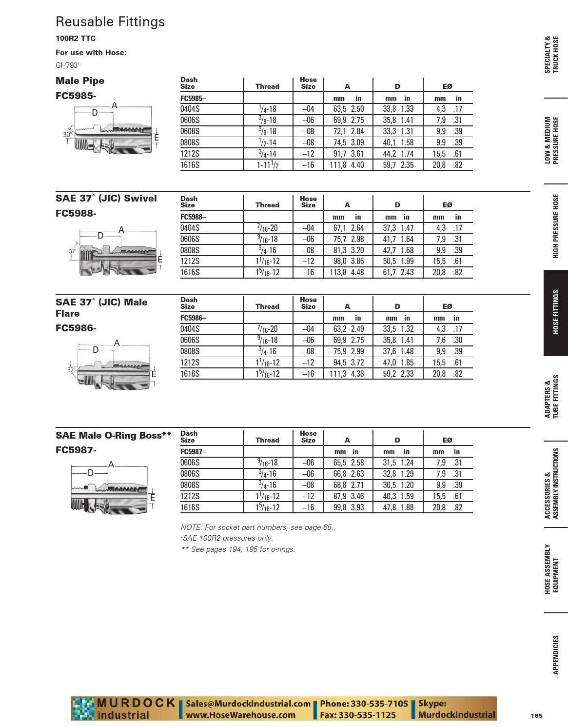 Eaton Aeroquip Master Catalog Hydraulic Hose Fittings Adapters Hose
