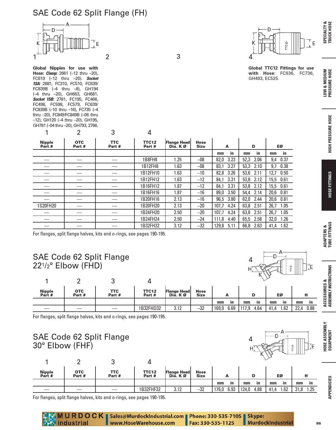 Eaton Aeroquip Master Catalog Hydraulic Hose Fittings Adapters Hose