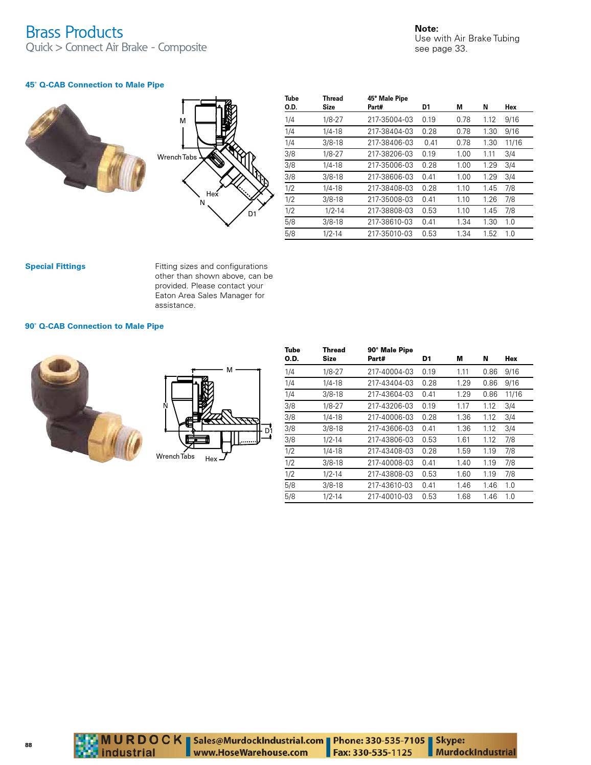 Eaton Aeroquip Brass Products Master Catalog by Murdock Industrial Issuu