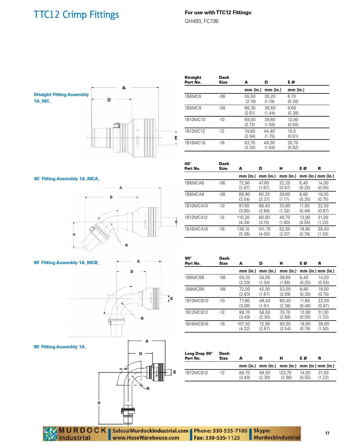 Eaton aeroquip catalog stc connectors snap to connect john deere