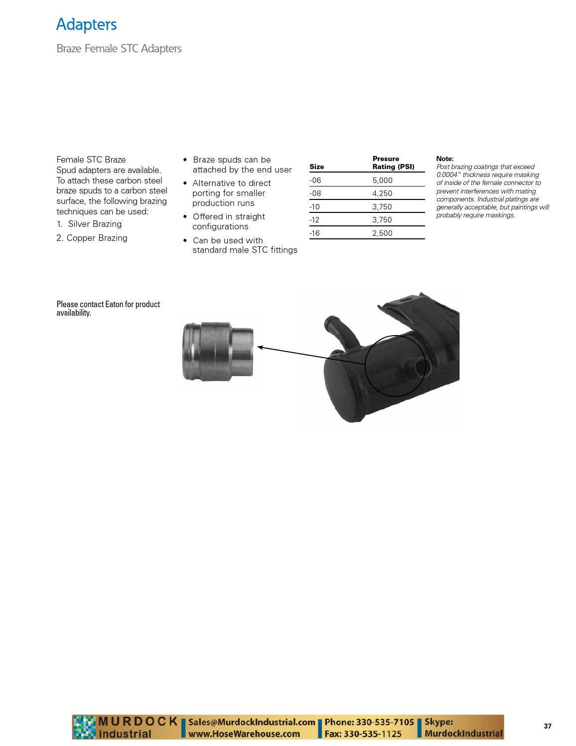 Stc Connector Eaton aeroquip catalog stc connectors snap to connect john deere ...