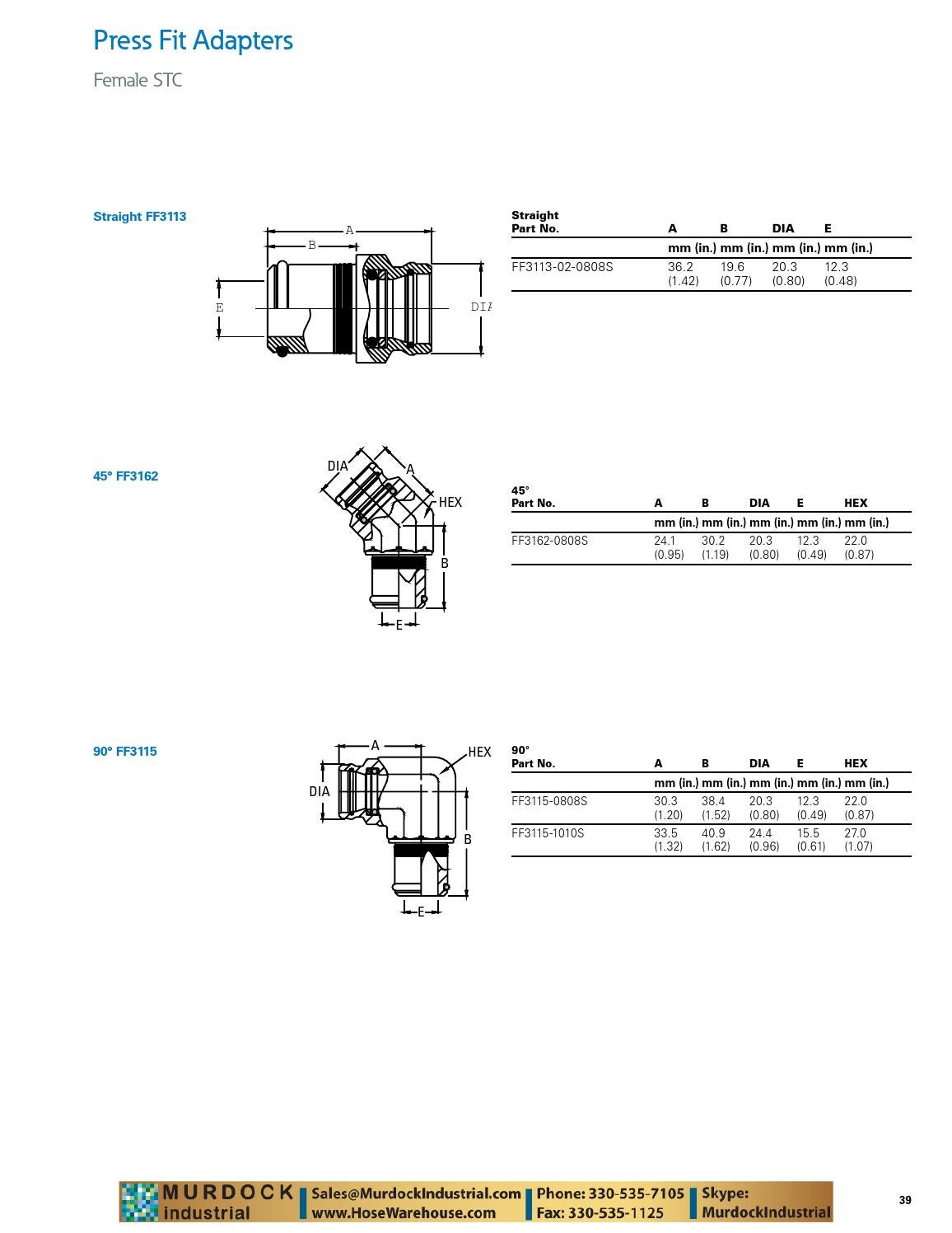 Stc Connector Eaton aeroquip catalog stc connectors snap to connect john deere ...