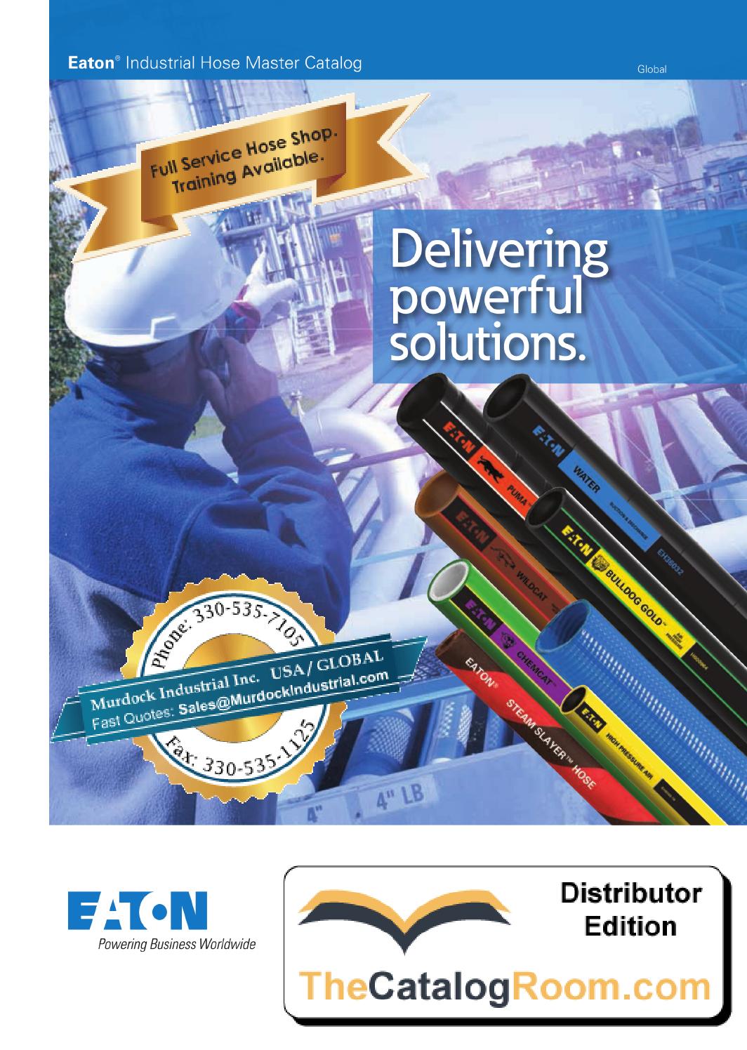 Eaton aeroquip industrial hose master catalog tank truck fluid transfer