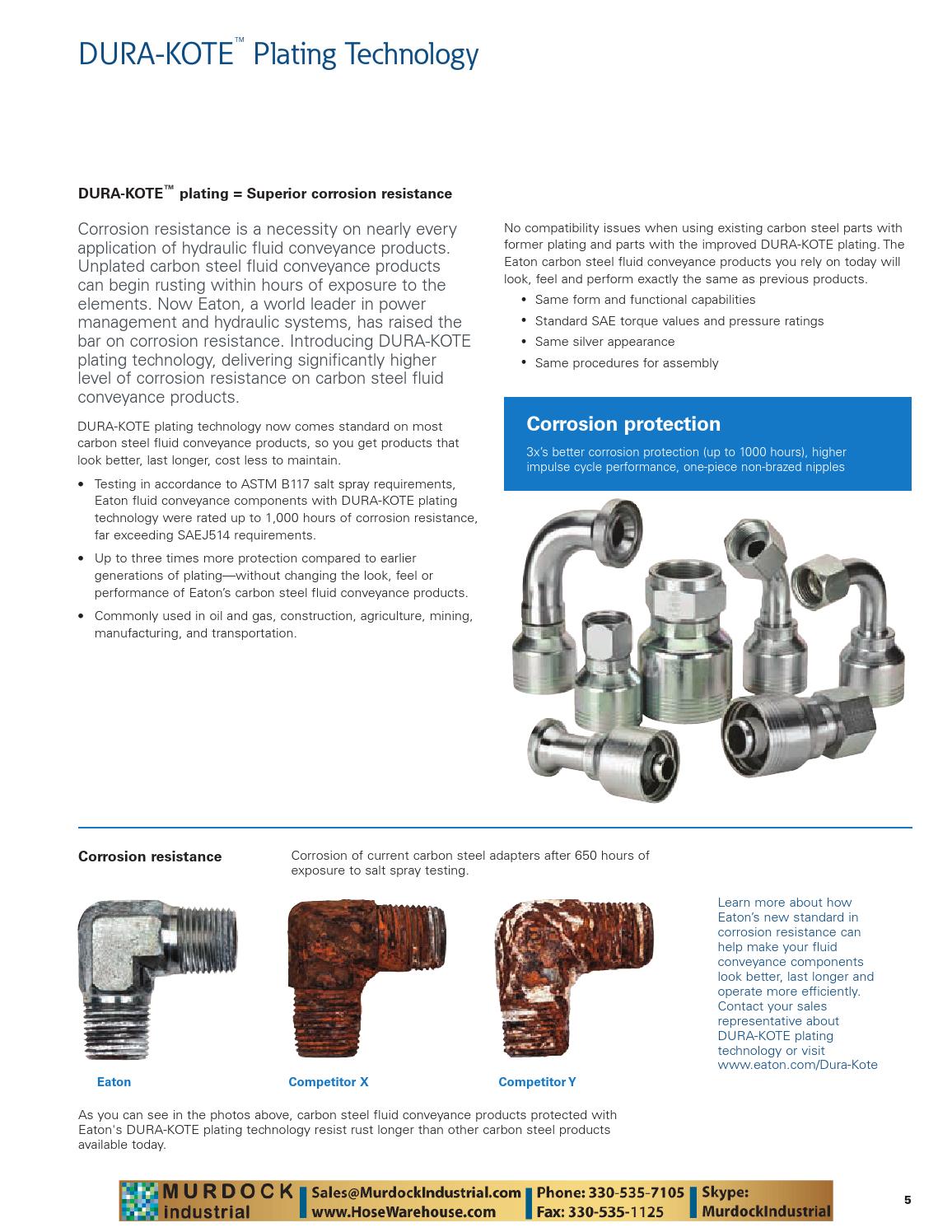Eaton aeroquip 4s 6s fittings catalog supplemental addendum hosewarehouse by Murdock Industrial