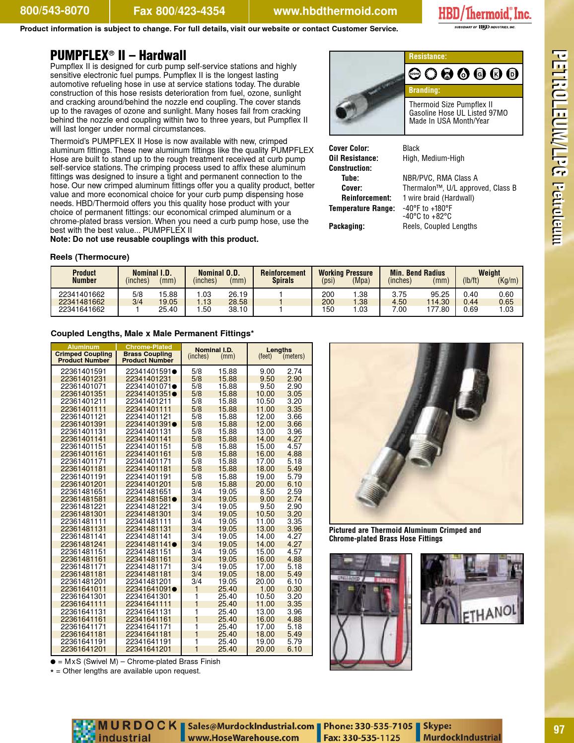 HDB Thermoid hose industrial catalog ducting main catalog hosewarehouse