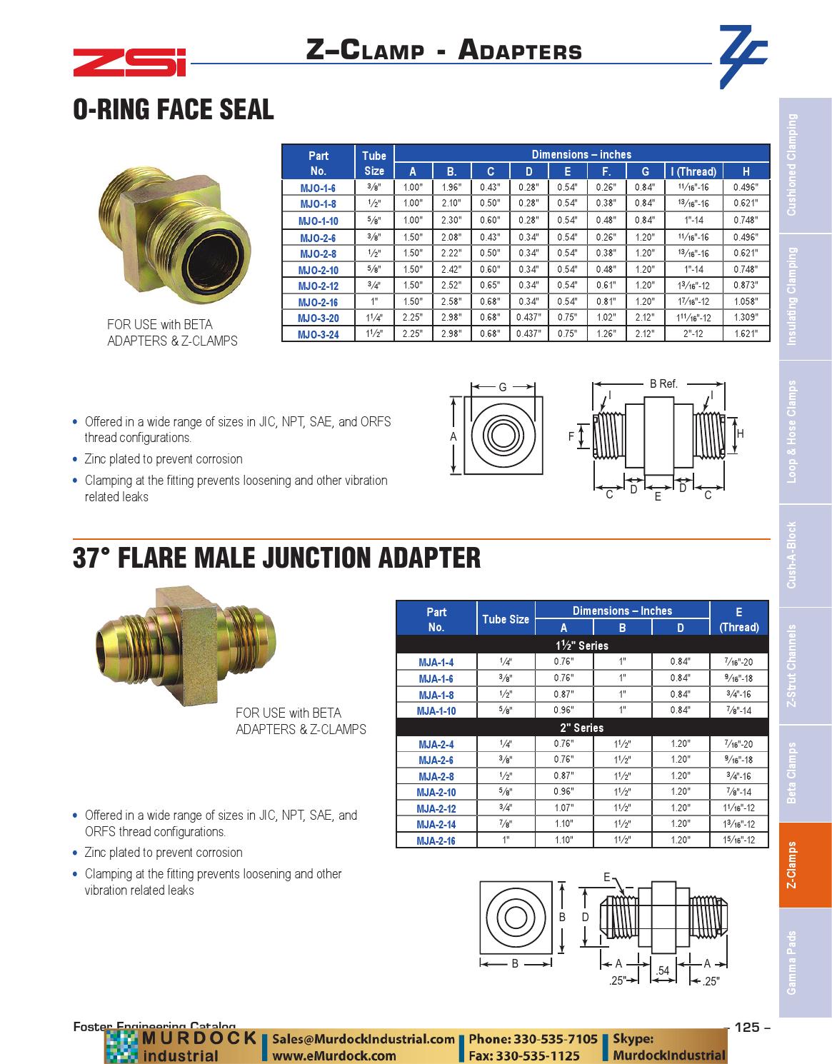 Foster zsi quick couplers catalog emurdock by Murdock Industrial Issuu