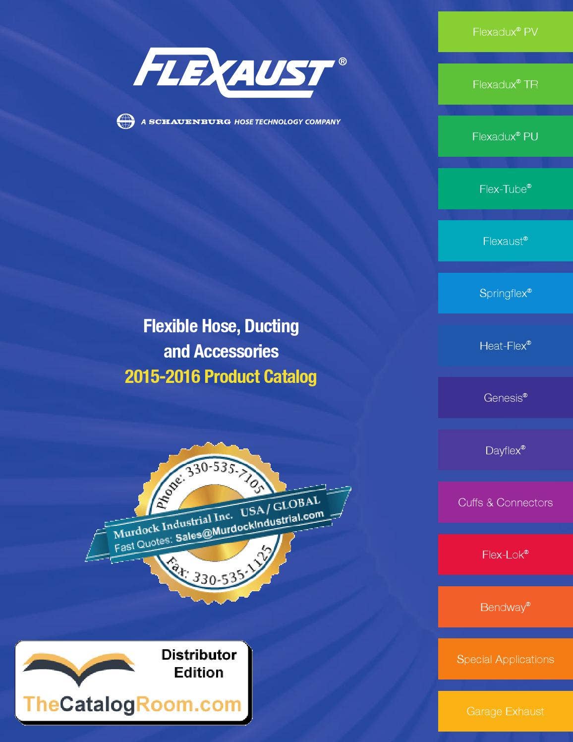 Flexaust hose ducting product catalog hosewarehouse by Murdock