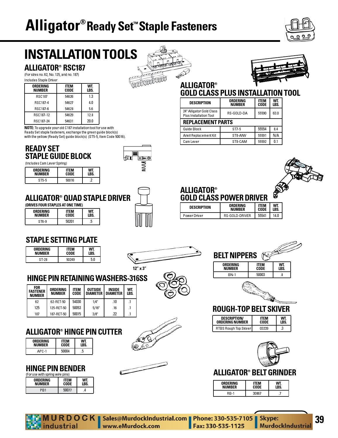 Flexco complete catalog 01 2015 emurdock by Murdock Industrial Issuu