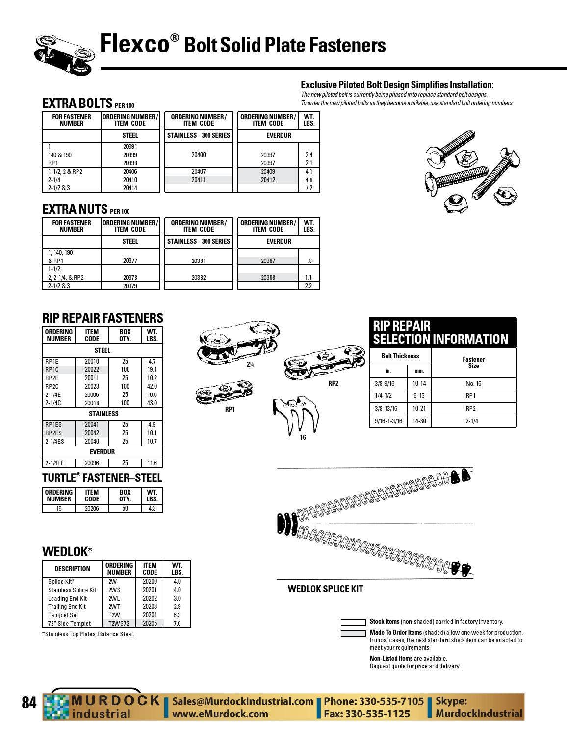 Flexco complete catalog 01 2015 emurdock by Murdock Industrial Issuu