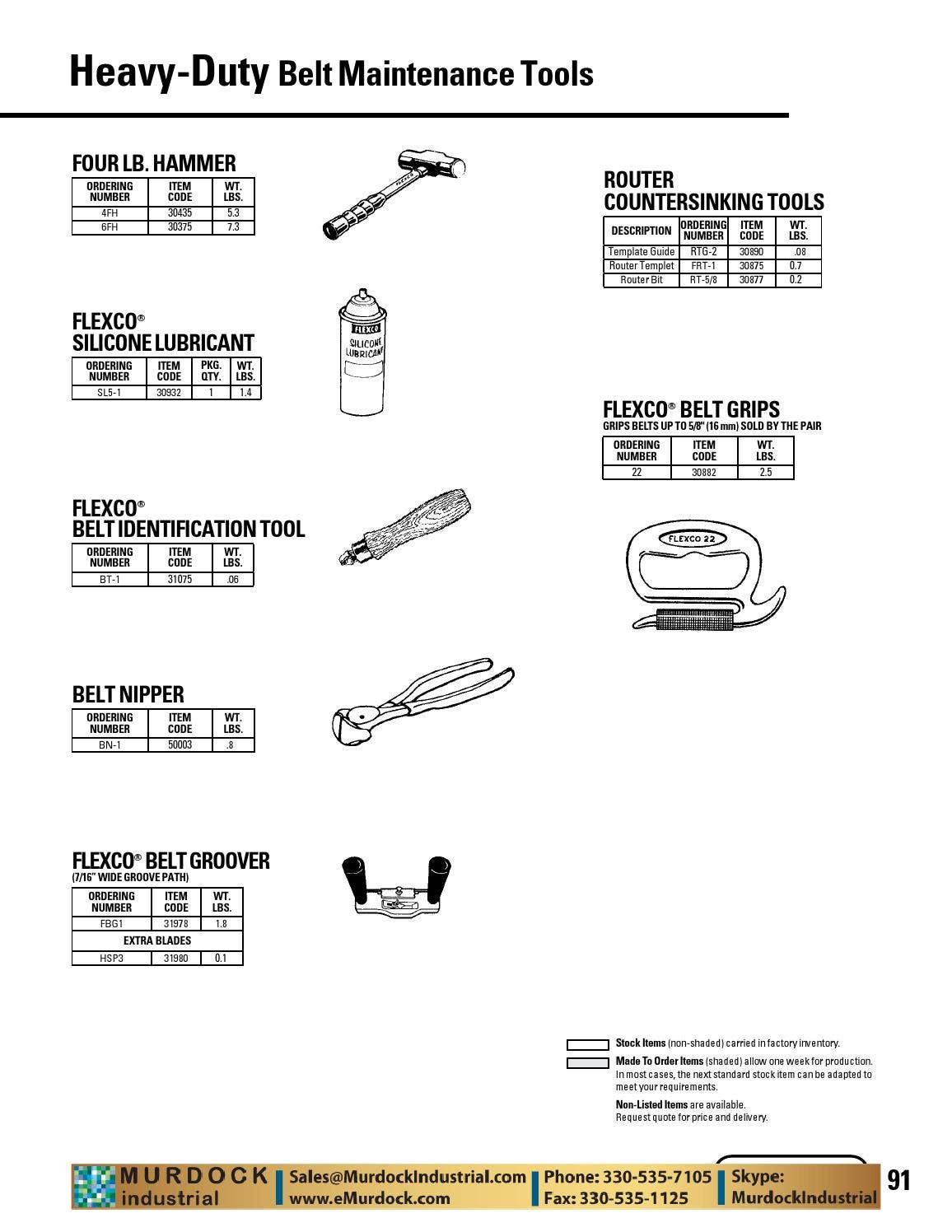 Flexco complete catalog 01 2015 emurdock by Murdock Industrial Issuu