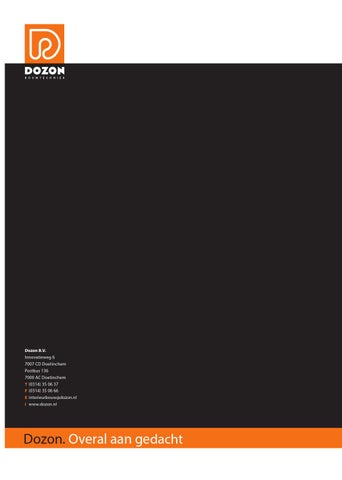 Dozon B.V. 灯饰目录 · Interieurbouw katern 照明 第 12 页