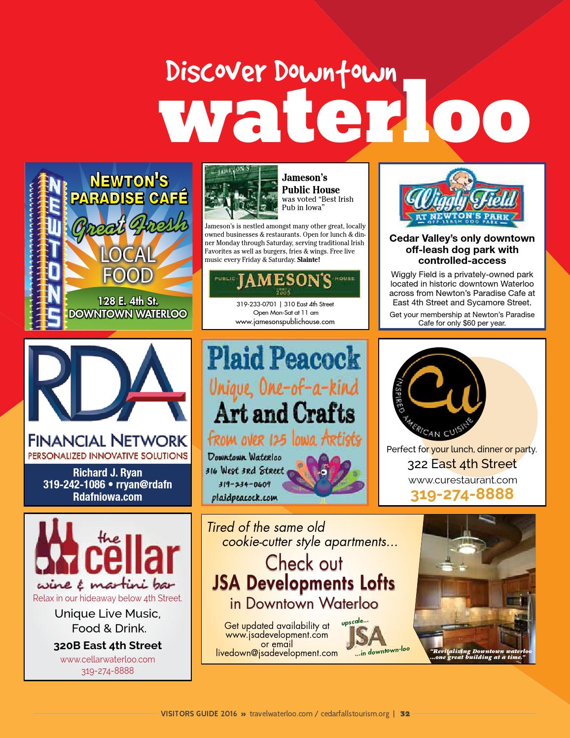 Waterloo Cedar Falls Visitors Guide 2016 by WaterlooCedar Falls