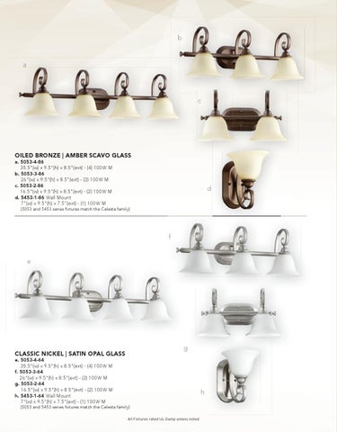 Pinhook Branding LLC 灯饰目录 · Quorum 灯饰 2016 vanities wall sconces 第 14 页