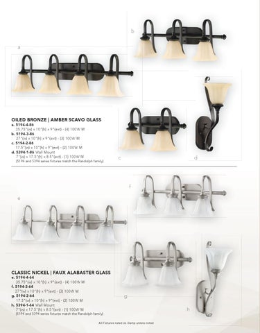 Pinhook Branding LLC 灯饰目录 · Quorum 灯饰 2016 vanities wall sconces 第 18 页