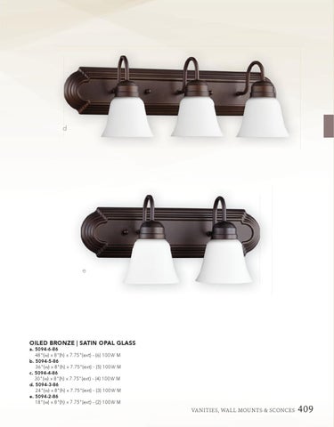 Pinhook Branding LLC 灯饰目录 · Quorum 灯饰 2016 vanities wall sconces 第 3 页