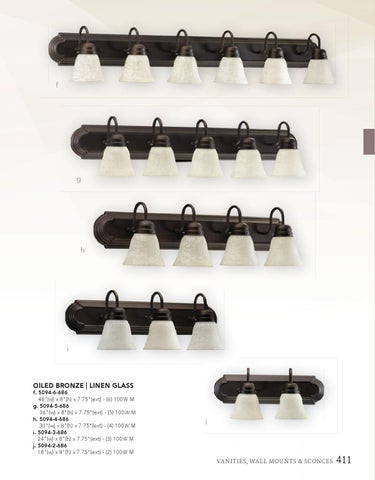 Pinhook Branding LLC 灯饰目录 · Quorum 灯饰 2016 vanities wall sconces 第 5 页