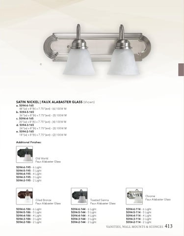 Pinhook Branding LLC 灯饰目录 · Quorum 灯饰 2016 vanities wall sconces 第 7 页