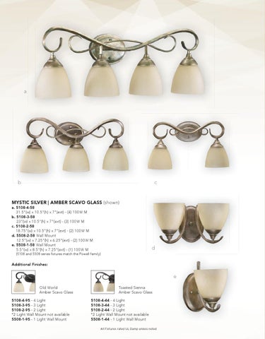 Pinhook Branding LLC 灯饰目录 · Quorum 灯饰 2016 vanities wall sconces 第 8 页