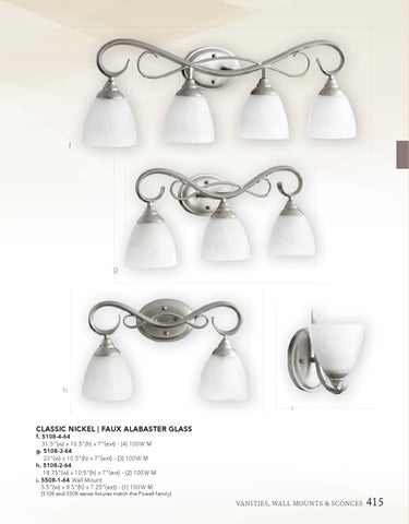Pinhook Branding LLC 灯饰目录 · Quorum 灯饰 2016 vanities wall sconces 第 9 页