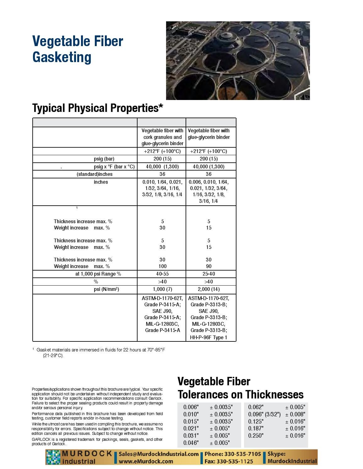 Garlock gasket sheet non asbestos compressed style blue guard emurdock