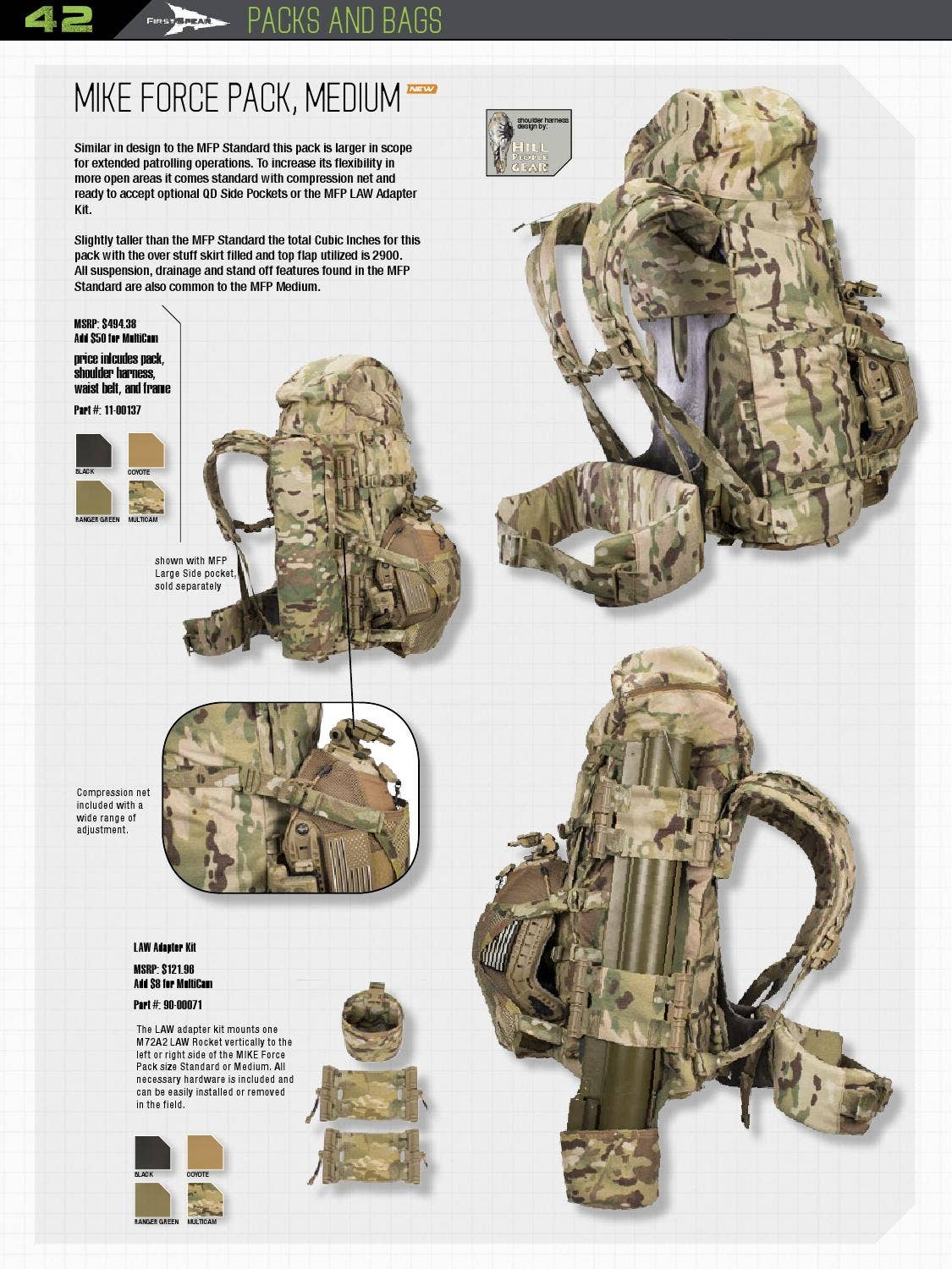 市場】ファーストスペアー(FirstSpear)マイクフォースパックミディアム