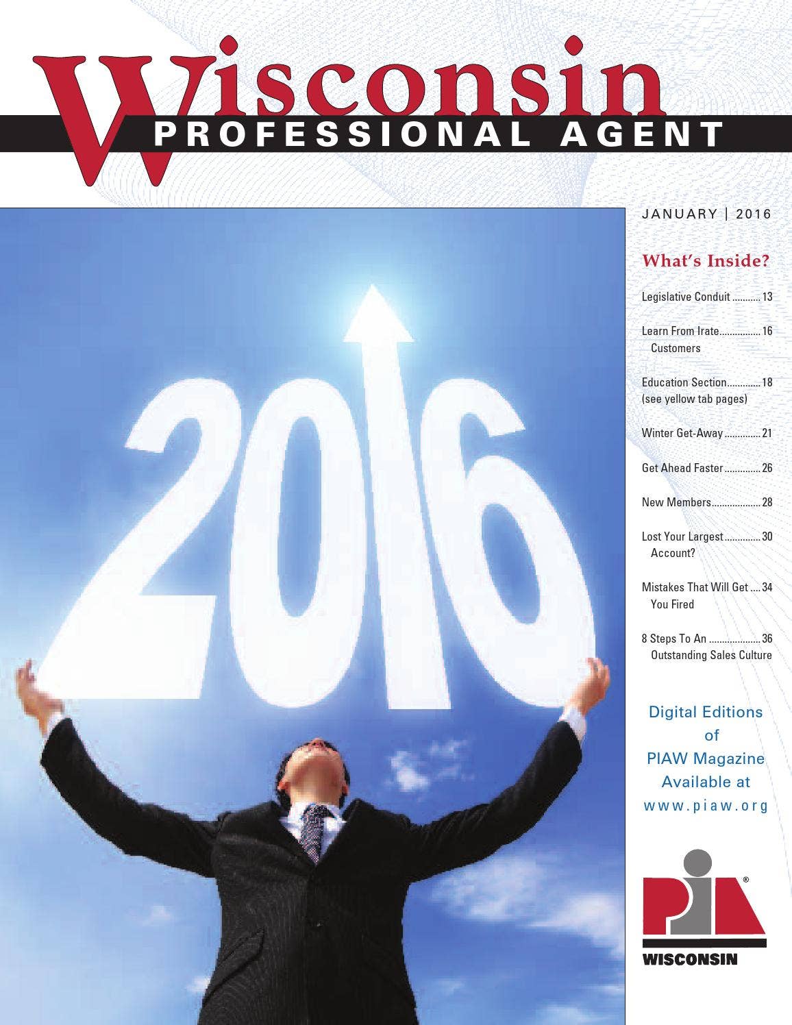 January 2016 Wisconsin Professional Agent by Professional Insurance ...