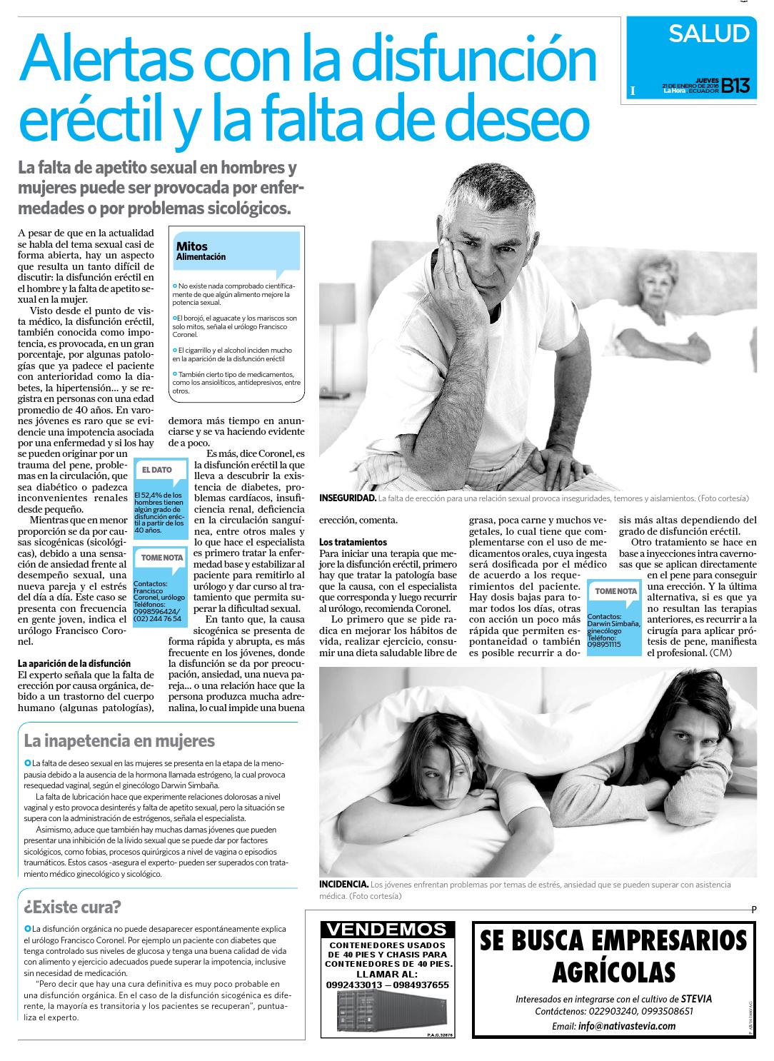 problemas de erección y deseo de problemas de erección y deseo de