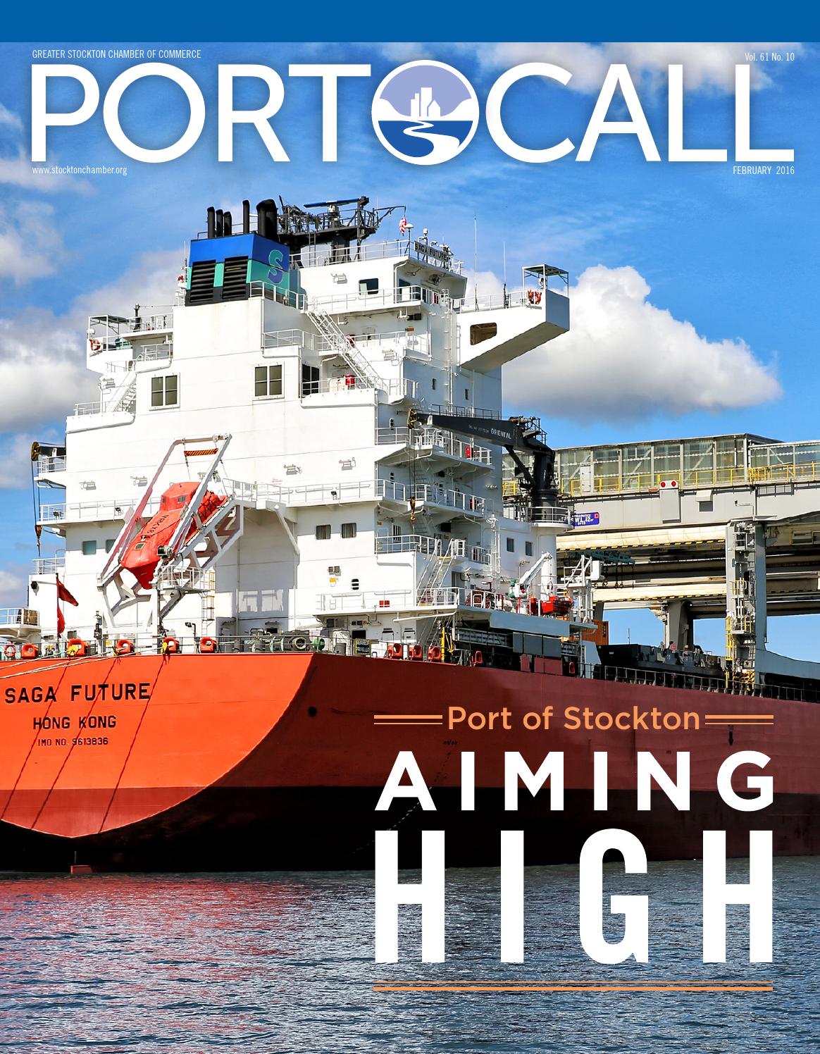 Port O Call February 2016 By Greater Stockton Chamber Of