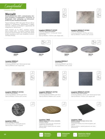 Home4you.ee 家具目录 · HORECA 第 20 页