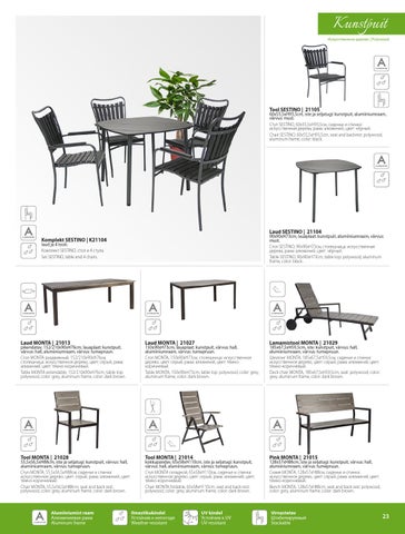 Home4you.ee 家具目录 · HORECA 第 23 页