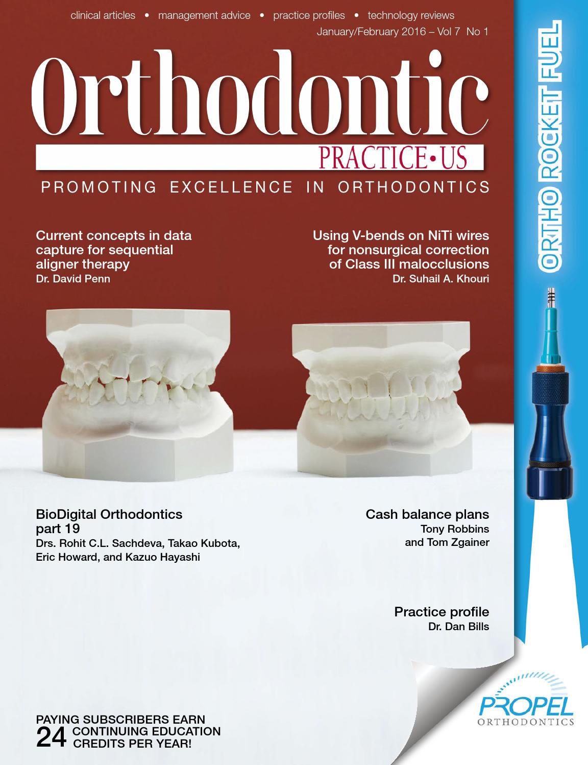 Orthodontic Practice US January/February 2016 Vol 7., No 1 by MedMark, LLC  - Issuu