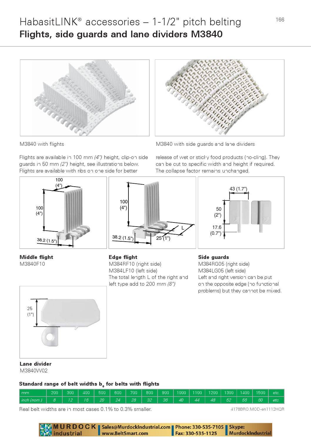 Habasit plastic modular belt product guide catalog habasitlink and