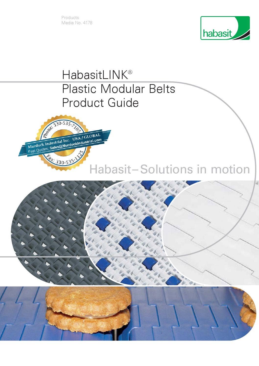Habasit plastic modular belt product guide catalog habasitlink and