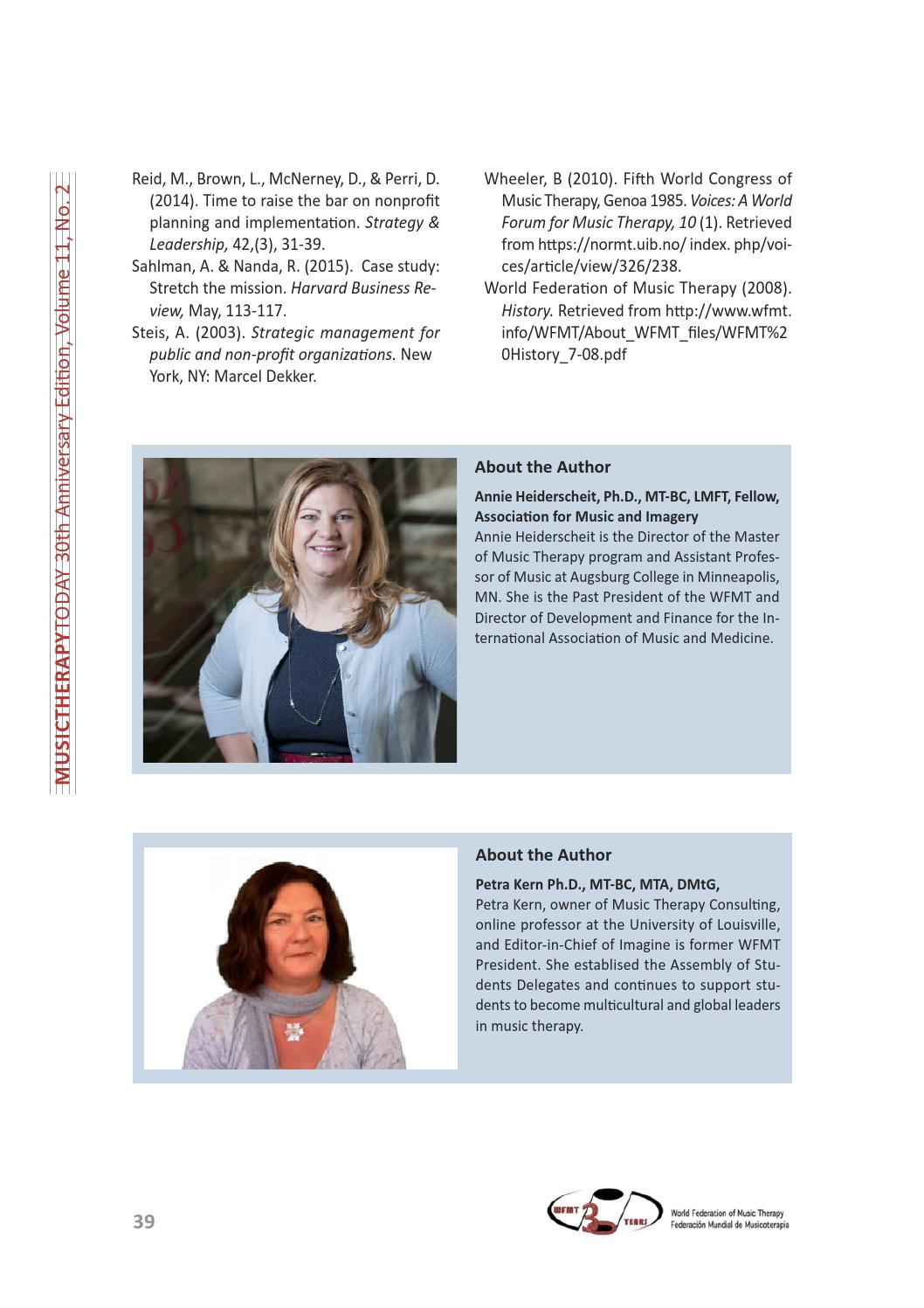 Music Therapy Today Vol 11 No 2 Special Issue By World Federation Of Music Therapy Issuu