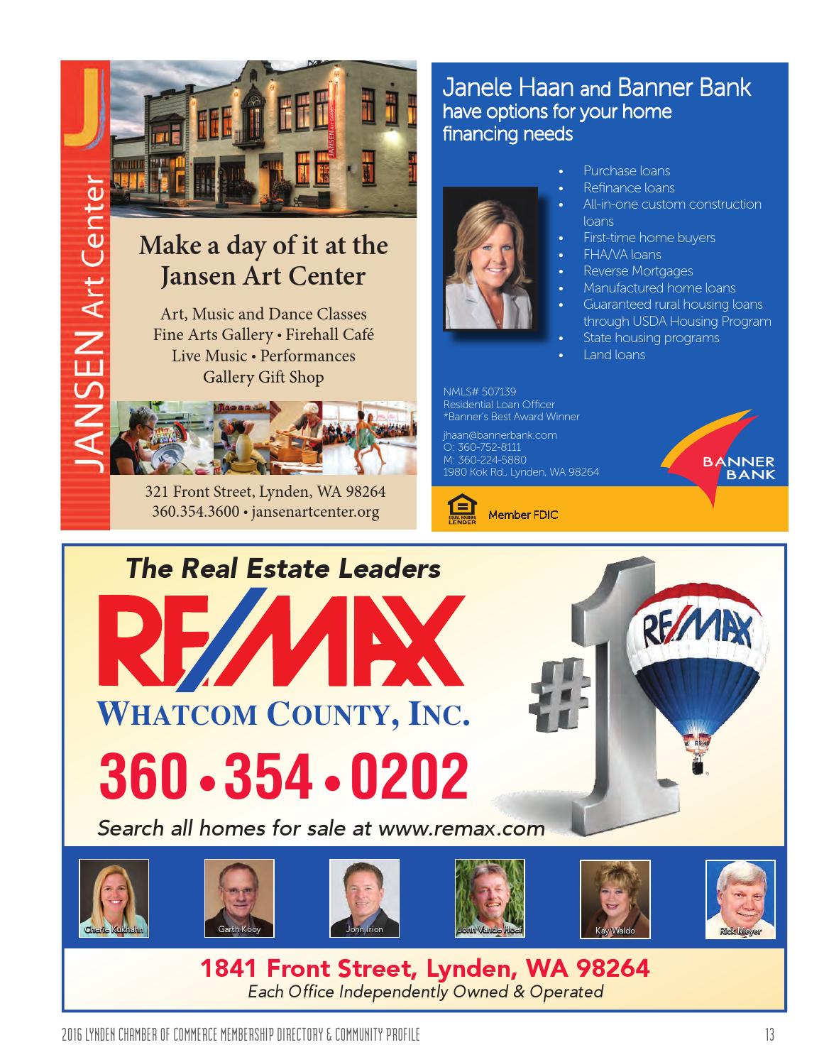 2016 Lynden Chamber Directory By Lynden Tribune Issuu