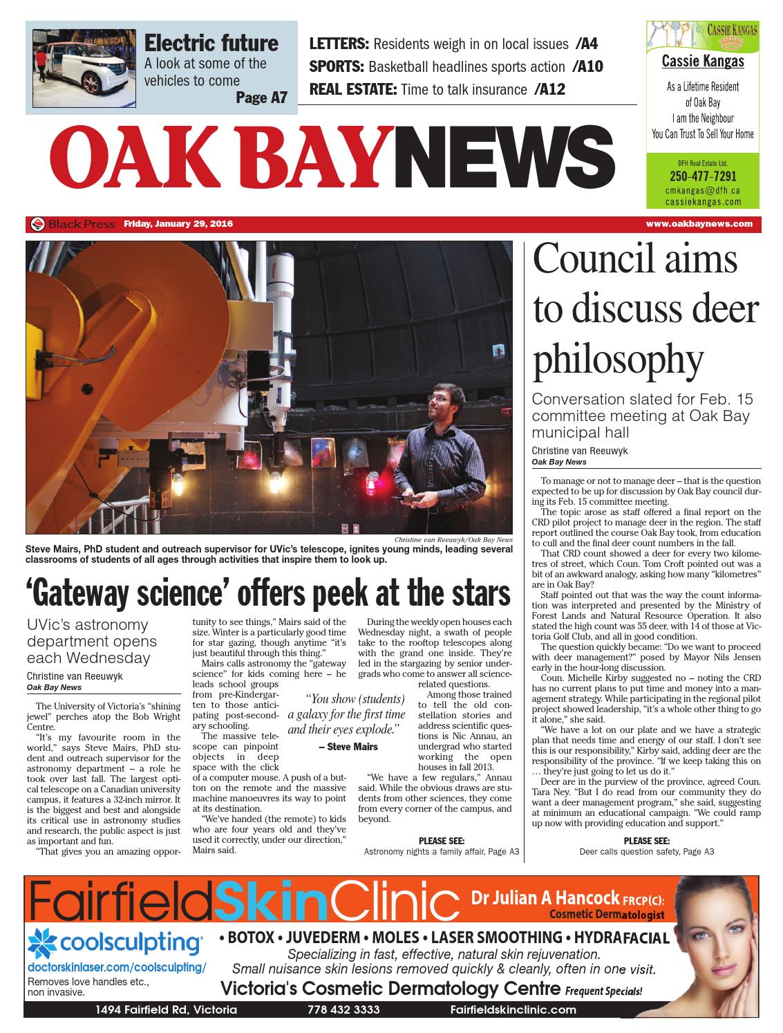 Oak Bay News, January 29, 2016 by Black Press Media Group Issuu