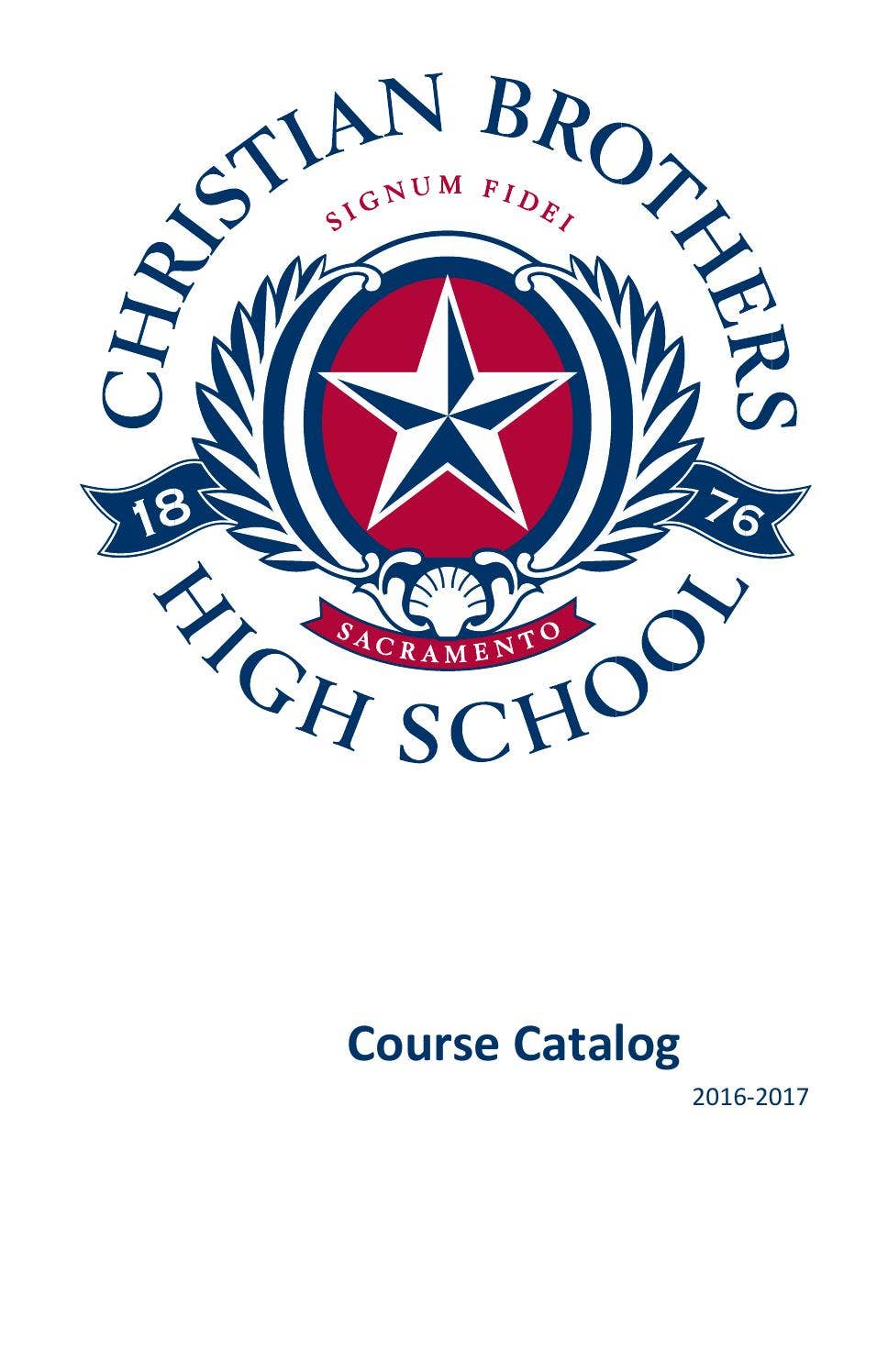Course Catalog 201617 by Christian Brothers High School Issuu